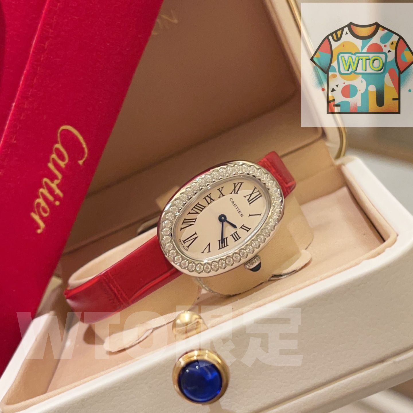 バイニュアールシリーズ 一つの凸円形サファイアを象嵌