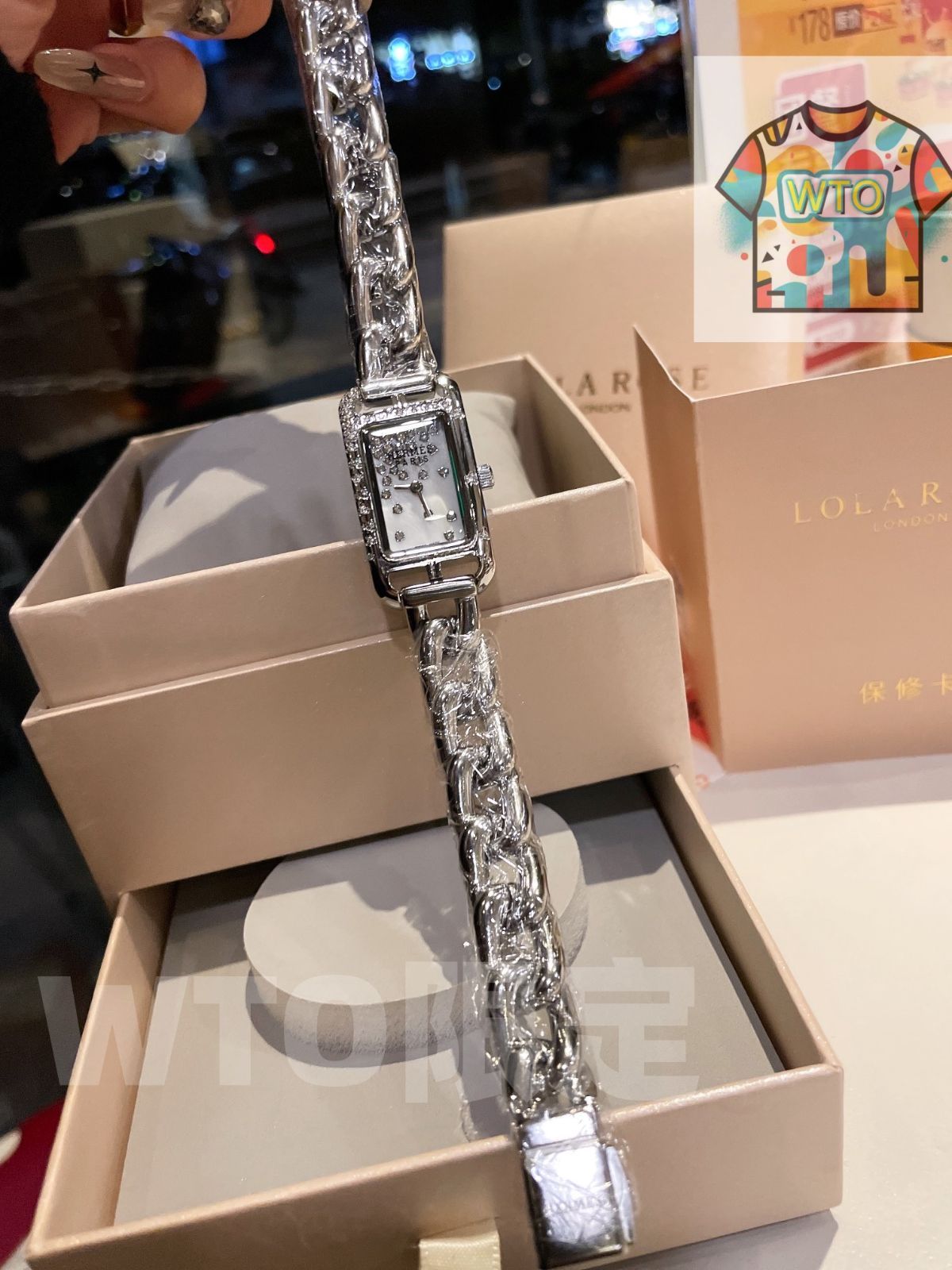 WTO通販 Herm s ヘルメス ナンタケットシリーズ のダイヤモンド象嵌-WTO輸入-LUJ 87