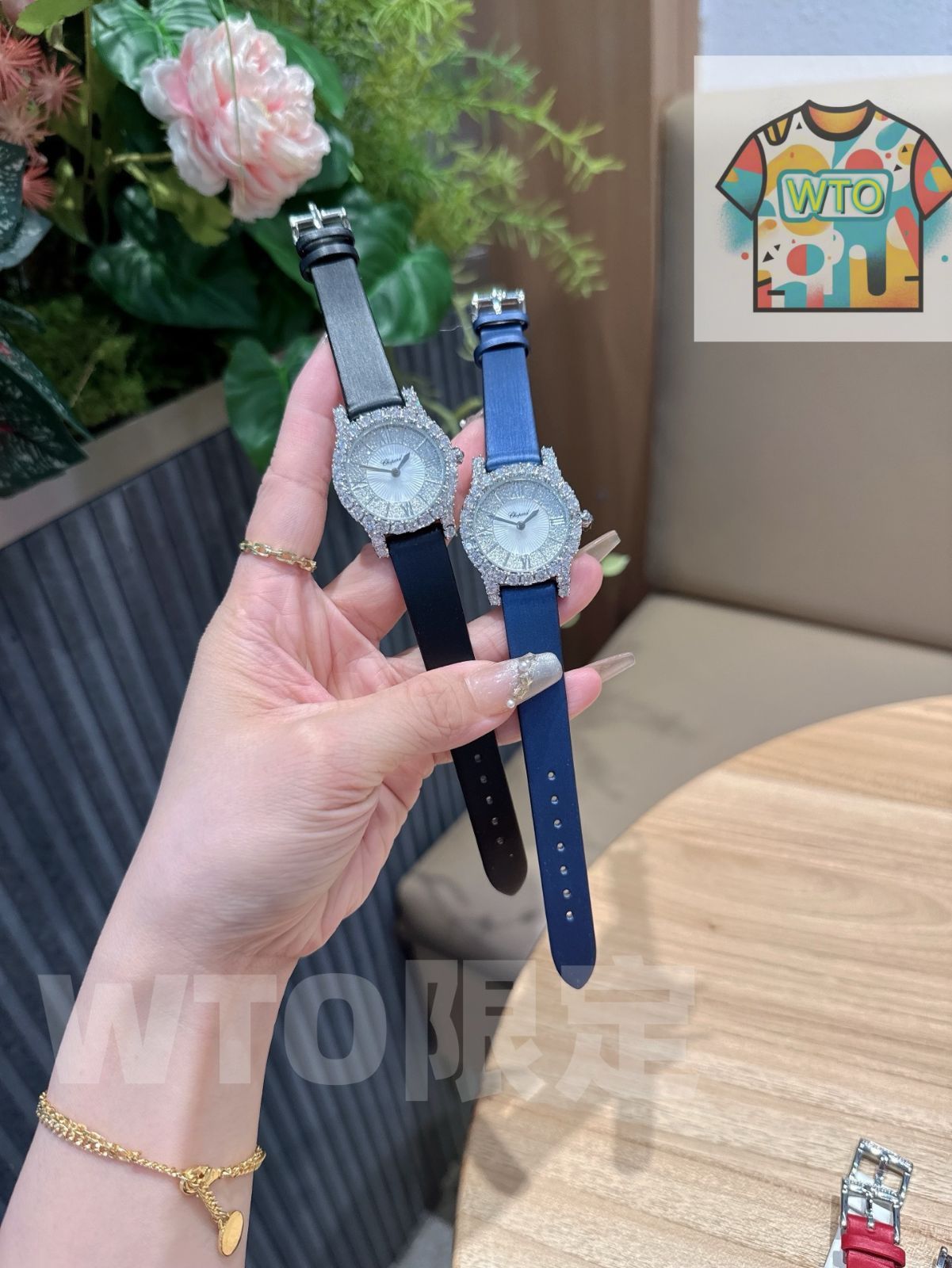  WTO通販 Chopard ショパール ルール デュ ダイアマン系列 クラウンクローセット 技術を採用 WTO輸入 AGD 53 腕時計(デジタル) 時計