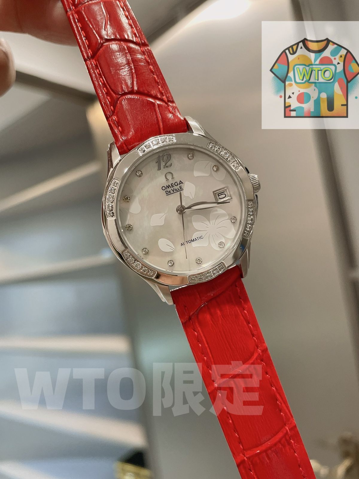 WTO通販 Omega オメガ 人体工学設計の弧状セラミック スチール混合ブレスレットを採用-WTO輸入-PXK05