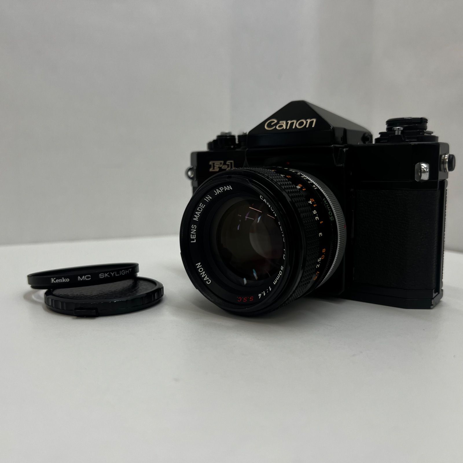 7-000007 Canon F-1 CANON LENS FD 50mm F1.4 S.S.C.キャノン レンズセット