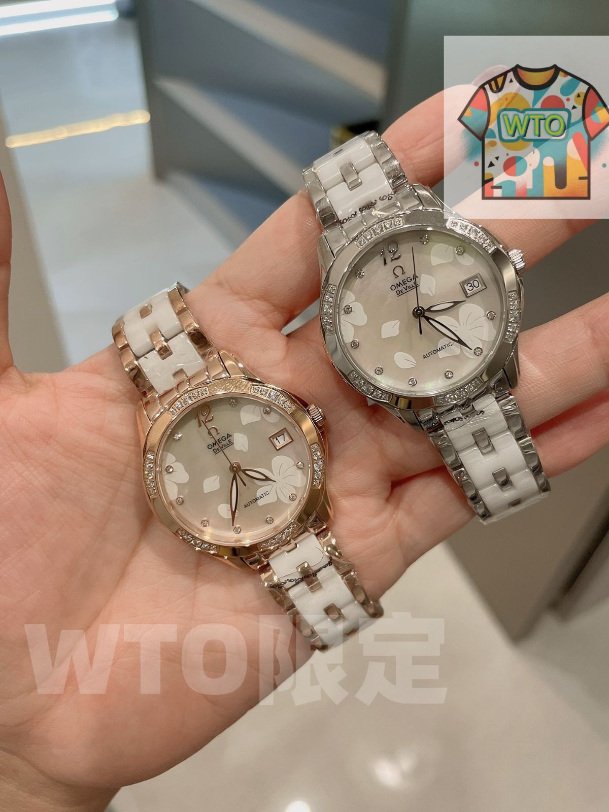 WTO通販 Omega オメガ 人体工学設計の弧状セラミック スチール混合ブレスレットを採用-WTO輸入-XSS49 WWW_MERCADOAVALIA_COM_BR