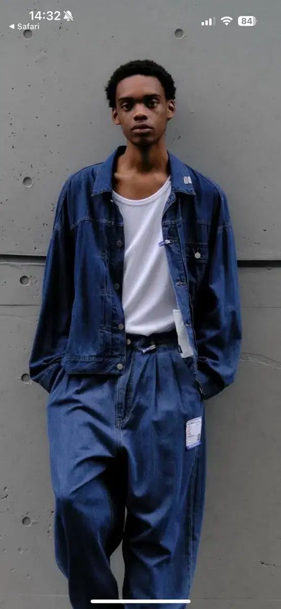 メゾンミハラヤスヒロ テンセル デニム ジャケット 48 タブ含む