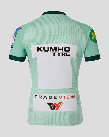 カストレ ラグビー レスター タイガース 2025 2026 プロ アウェイ シャツ ジャージ 緑 グリーン モデル 日本未発売