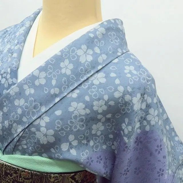 百華❀Y3876◇美品 正絹 手縫い仕立て 桜 訪問着 着物 - メルカリ