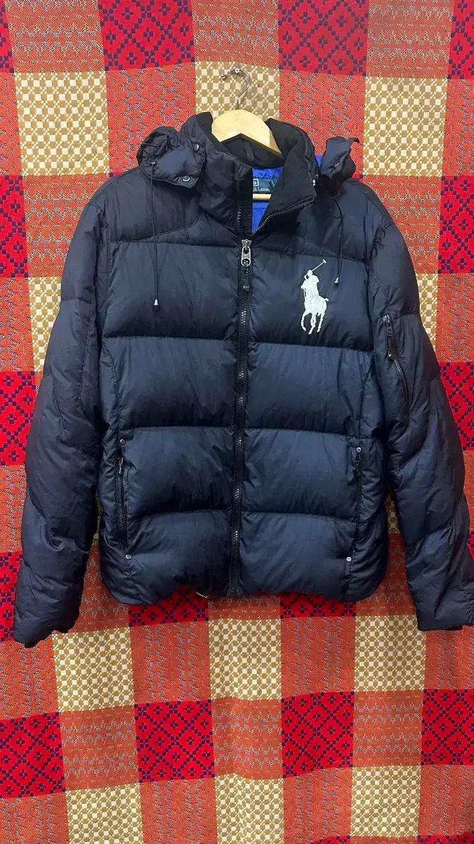 ポロラルフローレン ビックポニーダウン アウター ネイビー L