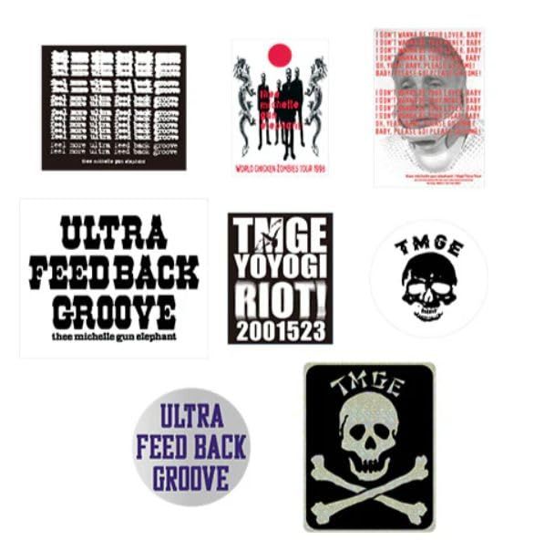 ミッシャルガンエレファント ミッシャル THEE GUN TMGE 2025 ホップアップストア グッズ ステッカー Re Print B