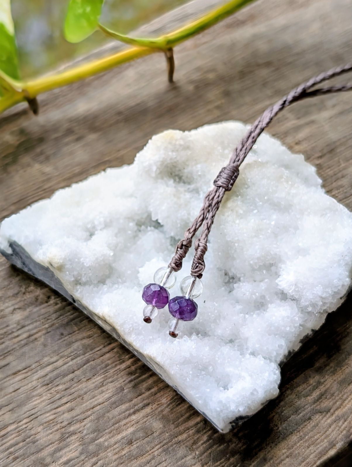 マクラメ編みネックレス 462