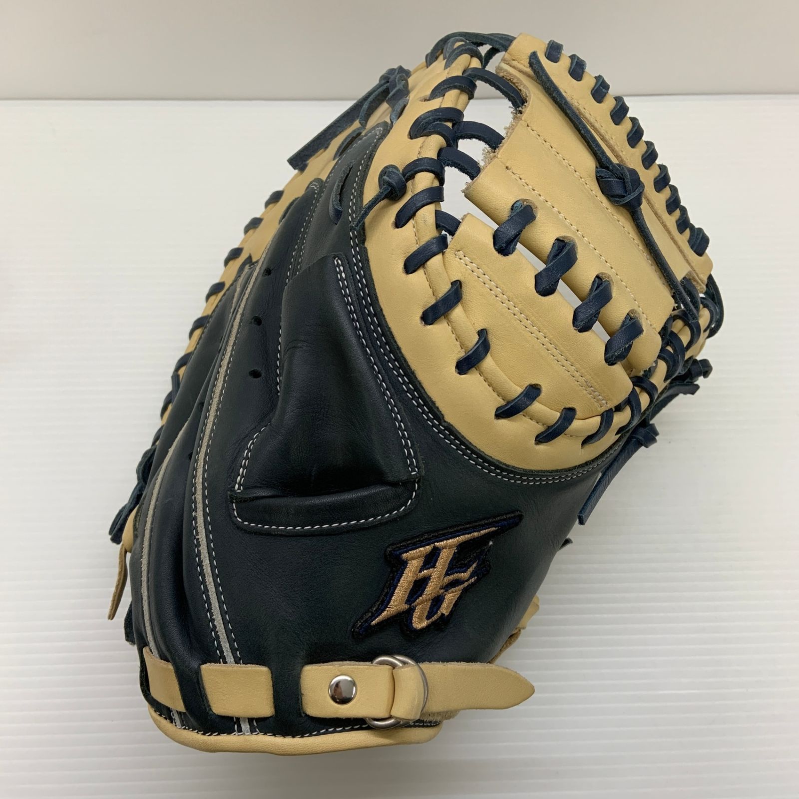 ハイゴールド HI-GOLD ベーシック 軟式 ソフトボール兼用 キャッチャーミット 捕手 グローブ グラブ 右投げ BSG-875M 品 野球 6836