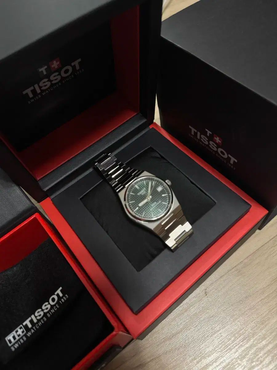 ティソ PRX 35mm パワーマティック グリーン