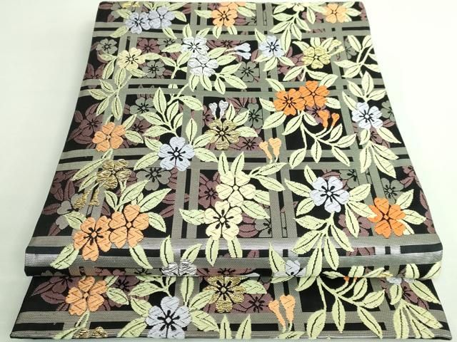 山口美術織物　献上春菊紋　六通　唐織 山口美術織物 献上春菊紋 六通 唐織