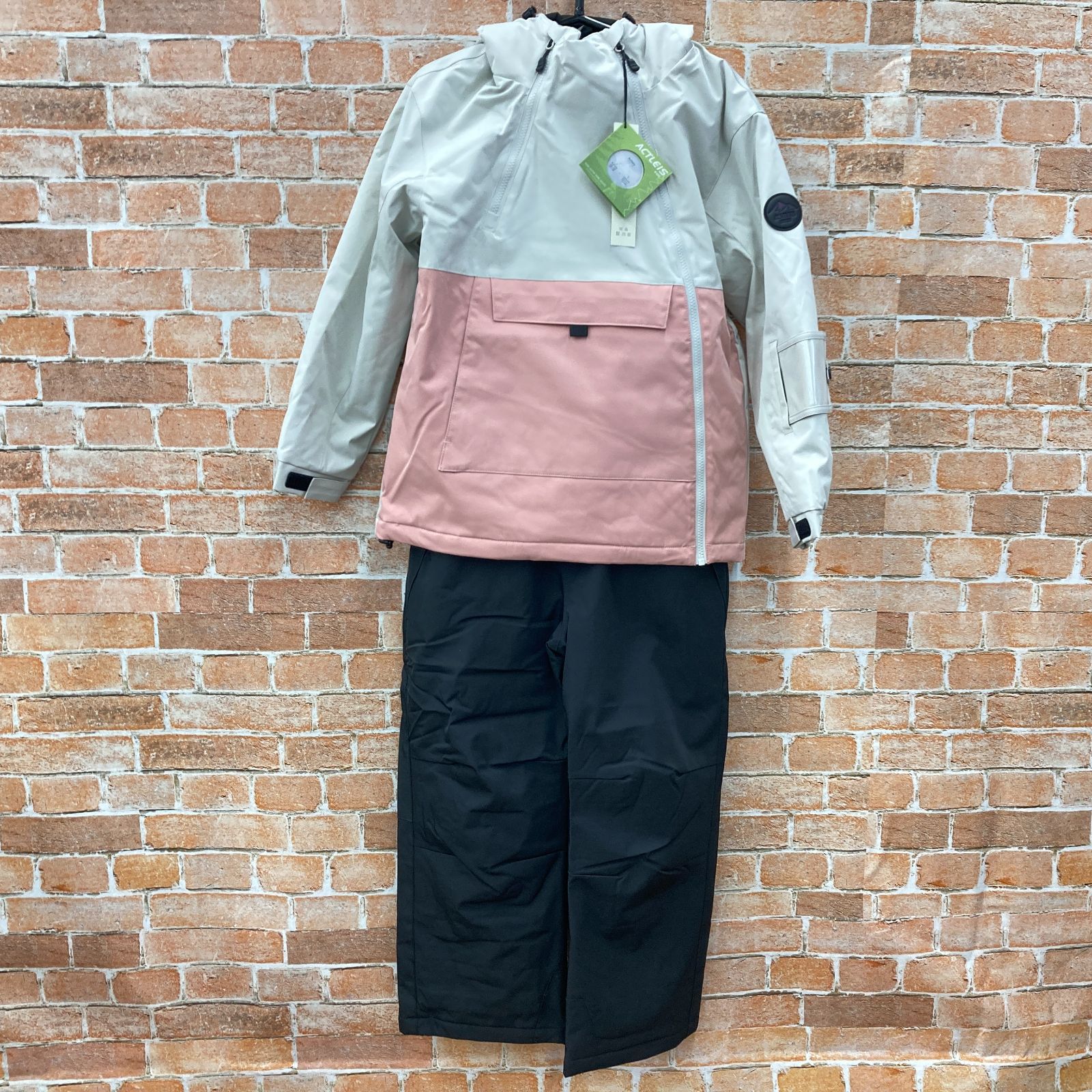 ACTLEIS ウィンタースポーツ スキー スノーボード ウエア上下セット キッズ 子供 サイズ 150 ピンク系 YMO 11-067-07-80