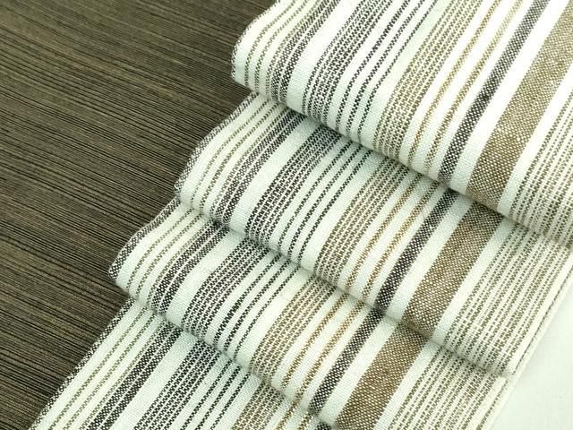 平和屋着物 上 男性 角帯 縞 金糸 DZAB0667kh5