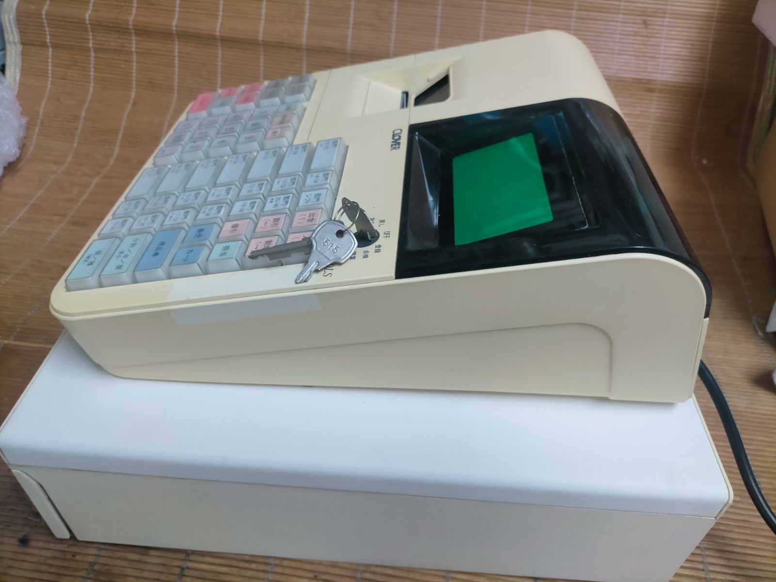 クローバーレジスター　JET-650LSスキャナ付き　PC連携　321111 クローバーレジスター JET-650LSスキャナ付き PC連携 321111 CLOVER