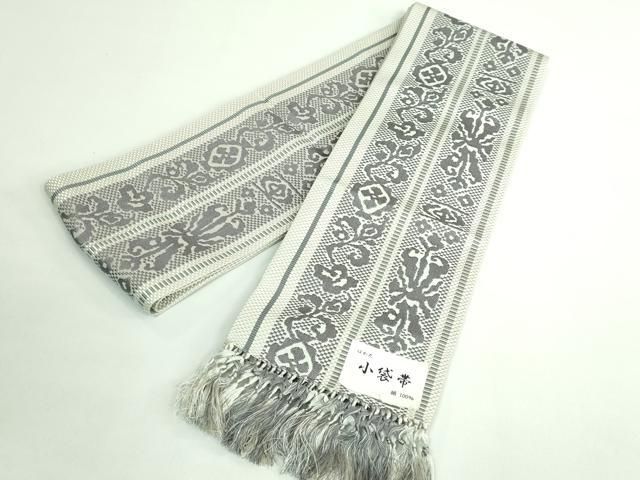 平和屋着物 上 本場筑前博多織 半幅帯 草花間道 西村織物 kh 5