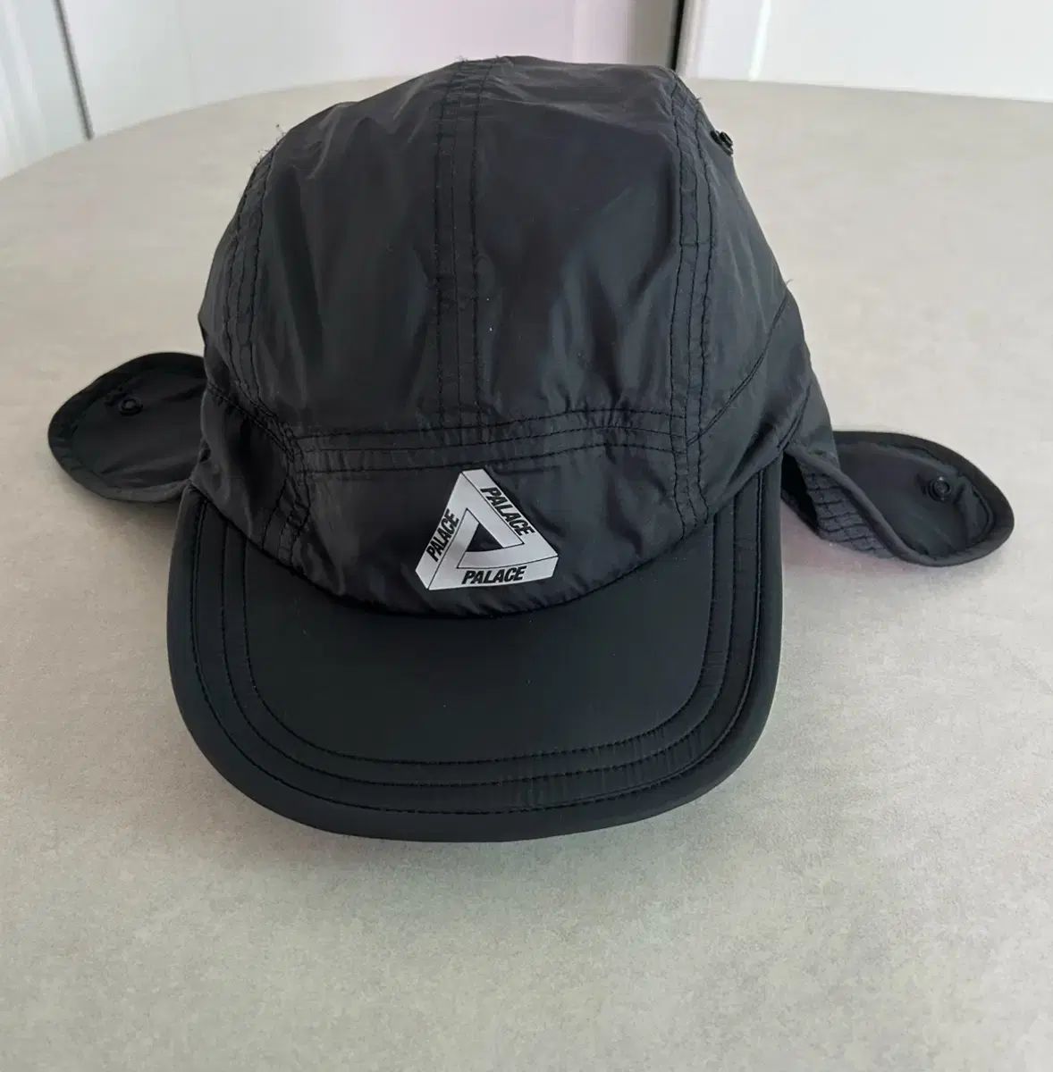 パレス グリッド フリース リバーシブル イヤーフラット ハット