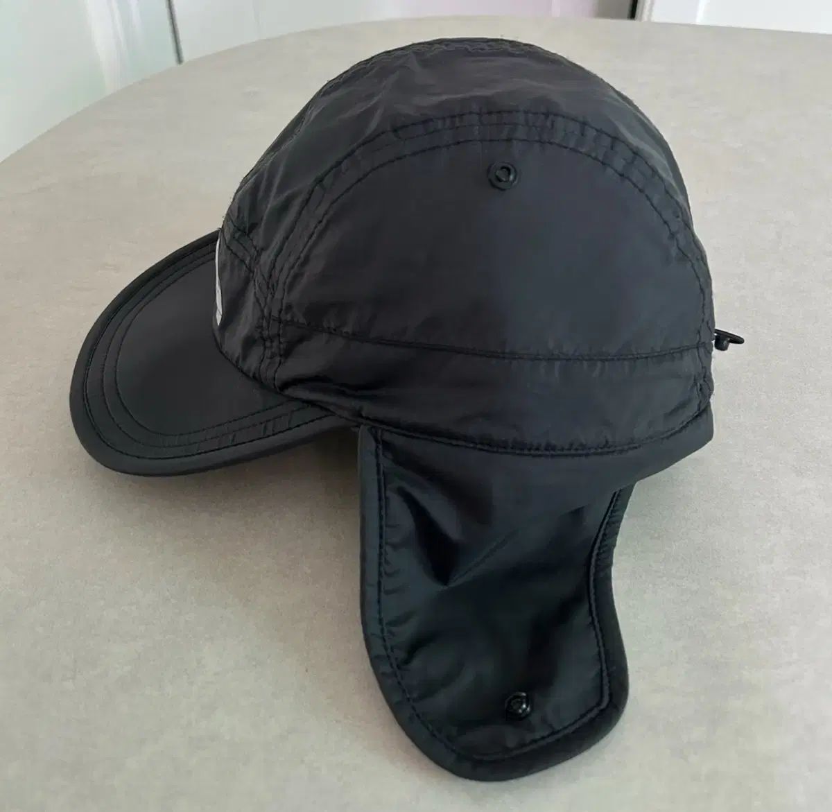 パレス グリッド フリース リバーシブル イヤーフラット ハット