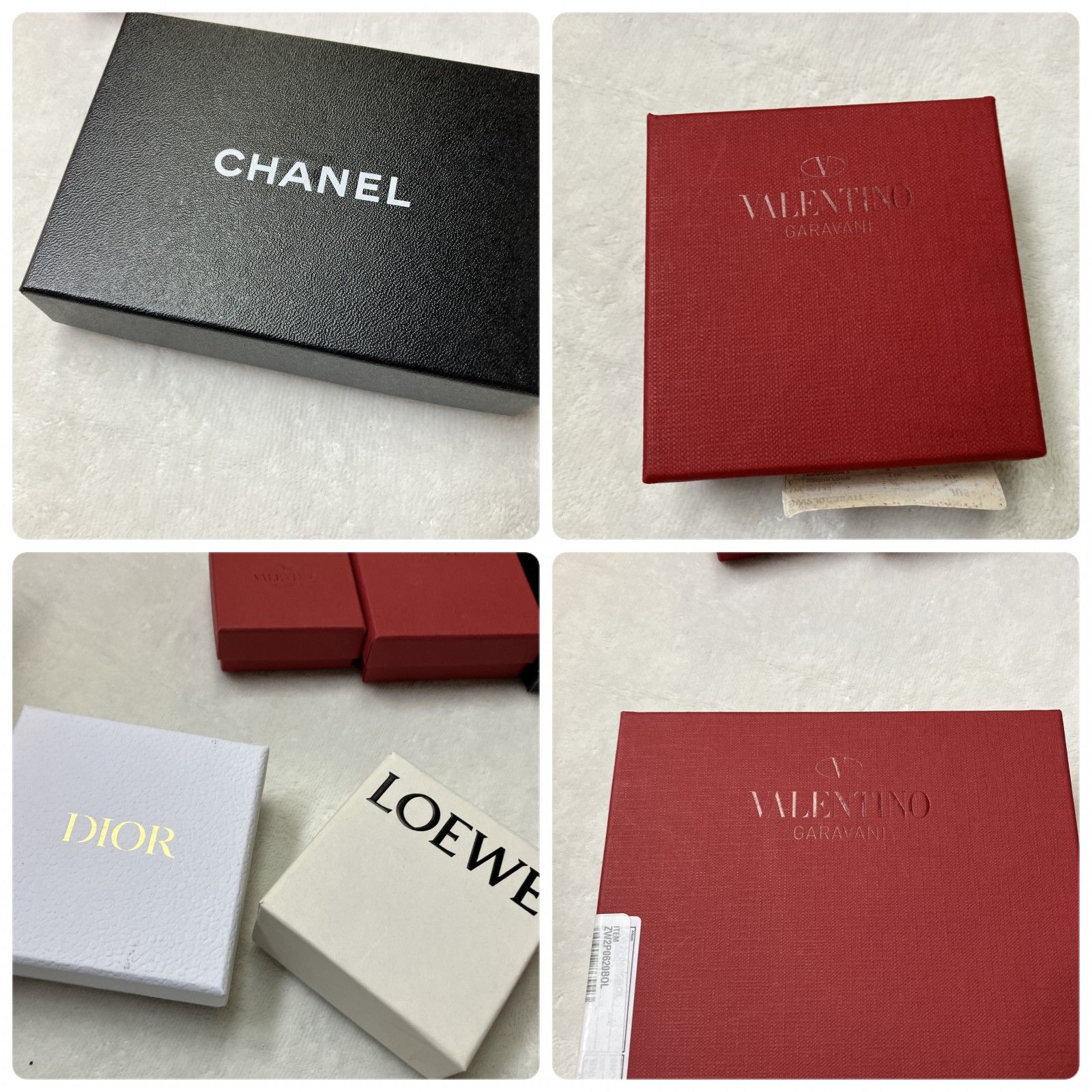 CHANEL】【DIOR】【VALENTINO】【LOUIS VUITTON】ほか ブランド箱