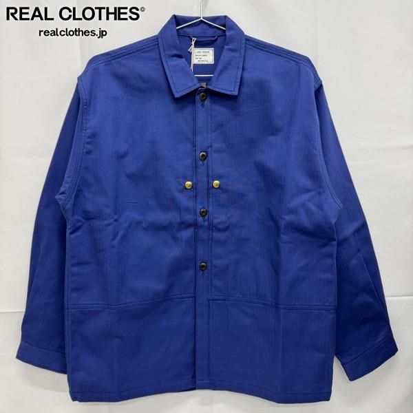 ANDFAMILYS アンドファミリーズ 25SS HERRINGBONE MIL JACKET ヘリンボーン ミル ジャケット ネイビー 40 L