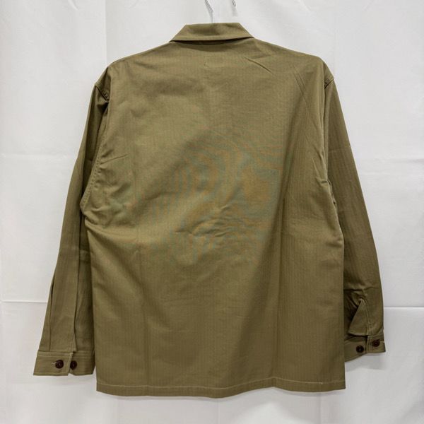 ANDFAMILYS アンドファミリーズ 25SS HERRINGBONE MIL JACKET ヘリンボーン ミル ジャケット カーキ 40 L
