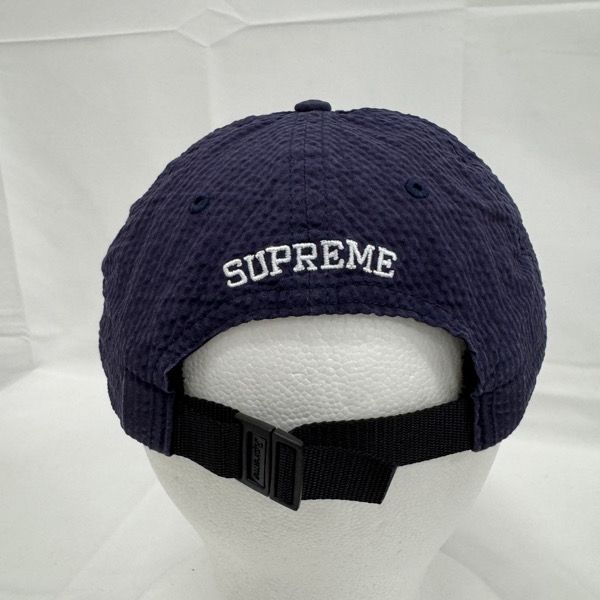 Supreme/シュプリーム【24SS】Seersucker S Logo 6-Panel Cap/Sロゴ 6