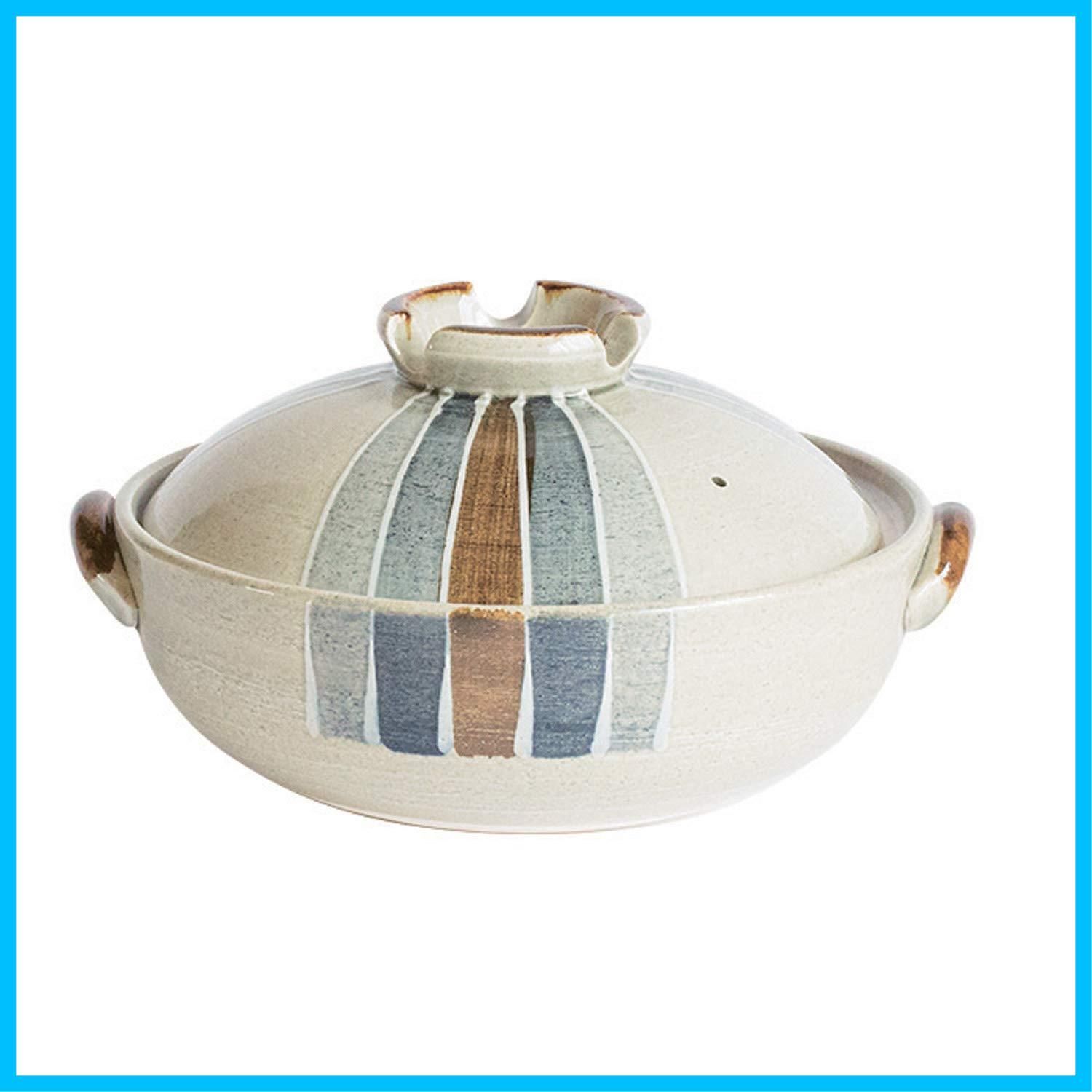 在庫 萬古焼 土鍋 28.5cm 9号 白 十草 佐治陶器 27-916