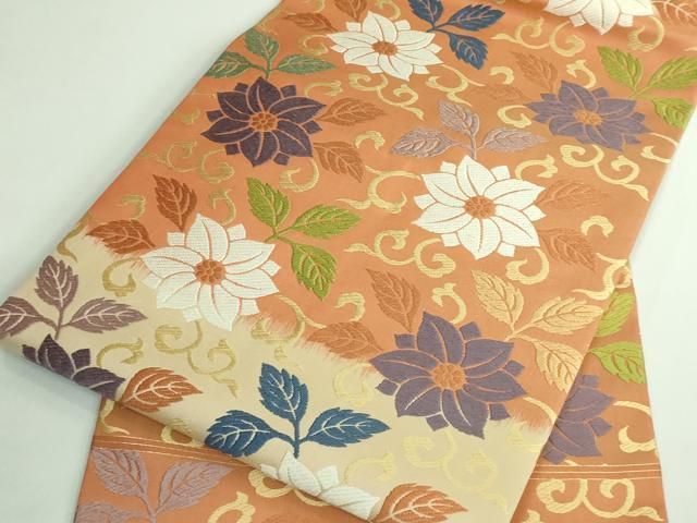 平和屋着物□極上 俵屋 人間国宝 喜多川平朗 有職織物 九寸名古屋帯