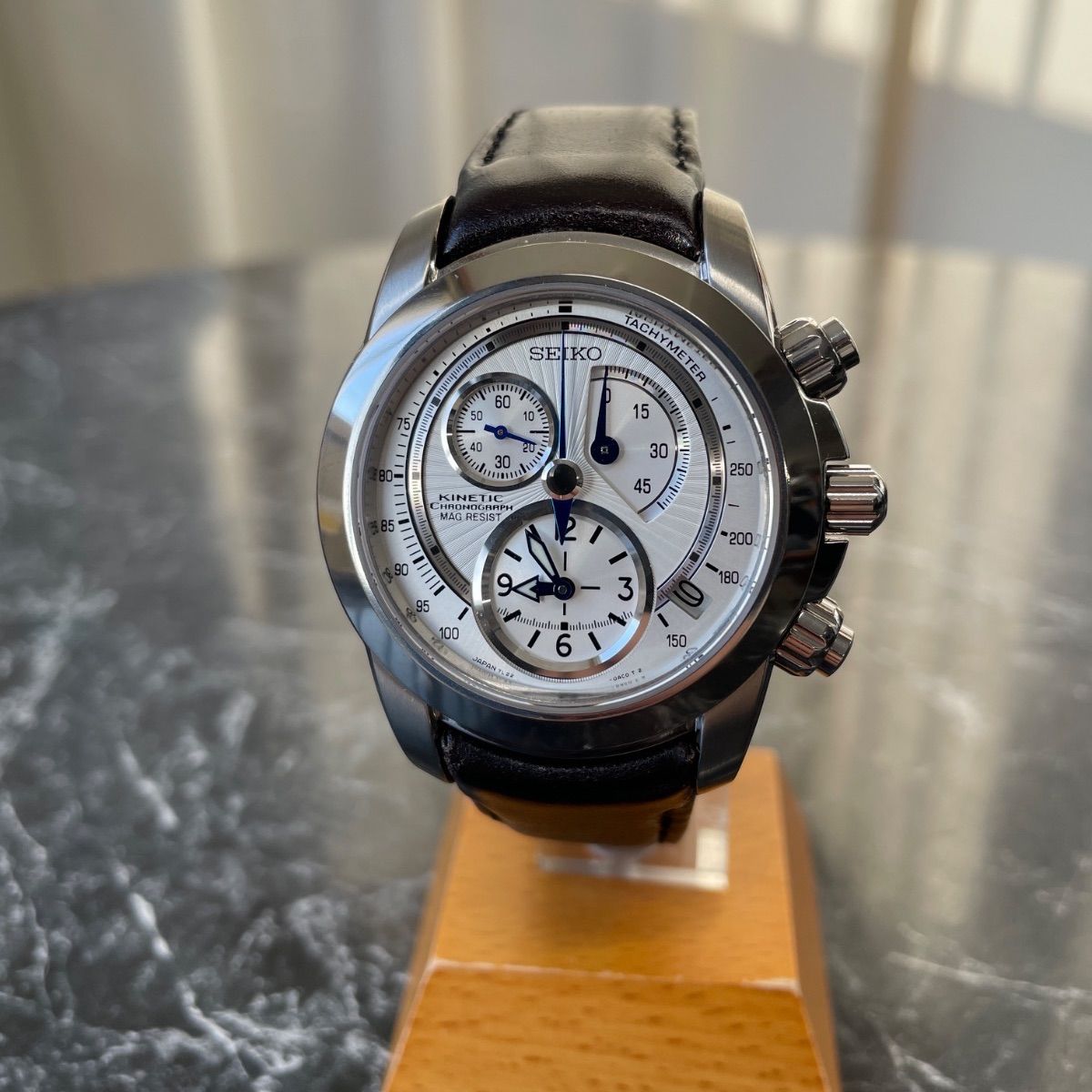 SEIKO セイコー 自動巻 腕時計 プロスペック キネティック PROSPEX KINETIC クロノグラフ