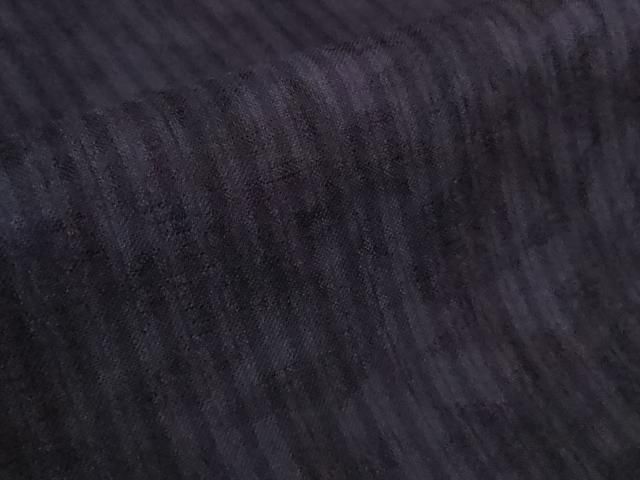 平和屋着物□極上 紋屋井関 御寮織 お召 鳳凰草花地紋 深紫色 逸品