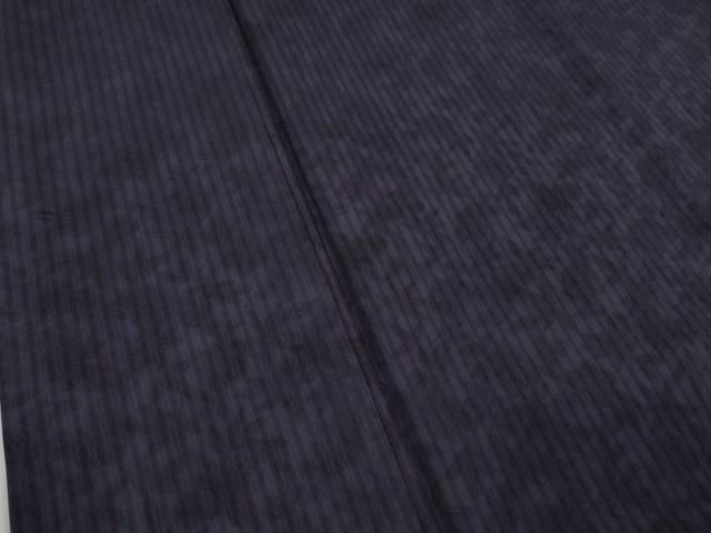 平和屋着物□極上 紋屋井関 御寮織 お召 鳳凰草花地紋 深紫色 逸品