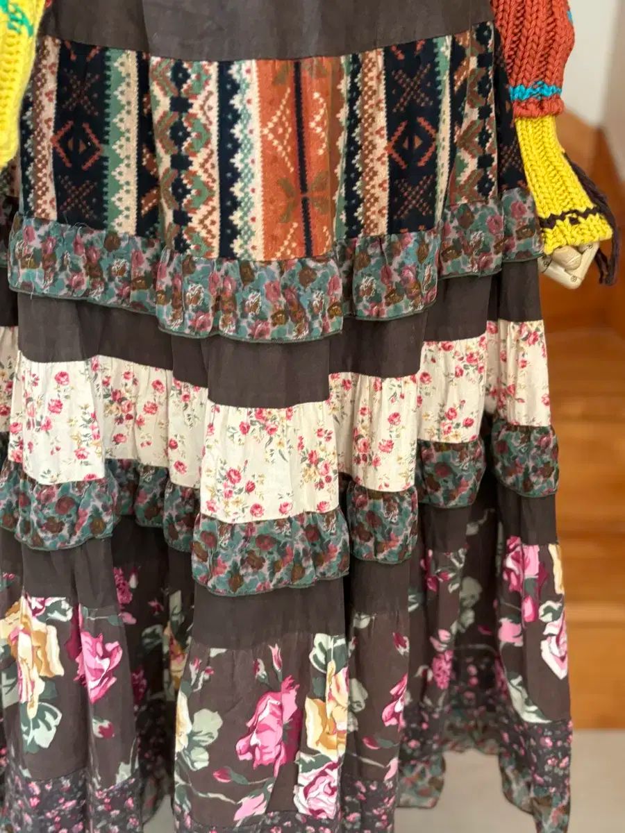 ザラニット パッチスカート セット