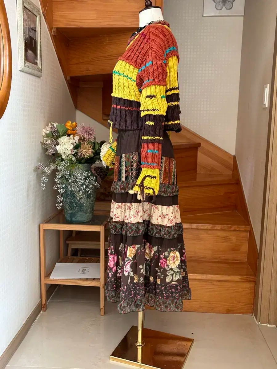 パッチスカート