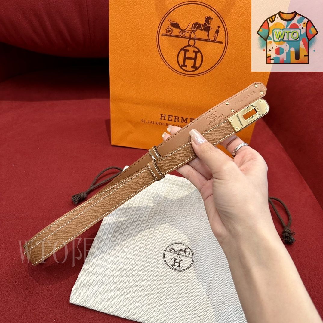  WTO通販 Herm s レディース エプソムレザーベルト-WTO輸入-DBV 25 ベルト 小物