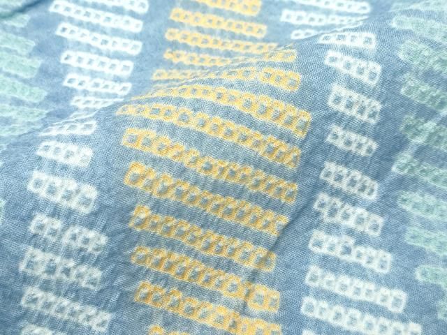  平和屋着物 上 夏物 浴衣 有松鳴海絞り 立涌斜線文 綿 s 5 浴衣単品 浴衣