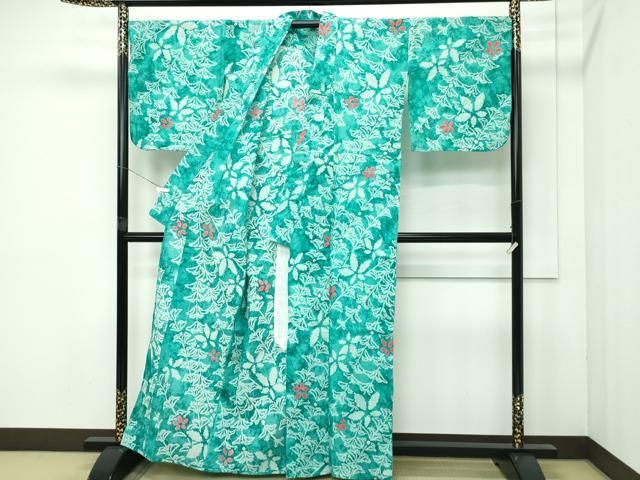 平和屋着物 上 夏物 浴衣 有松鳴海絞り 草花文 綿 s 5