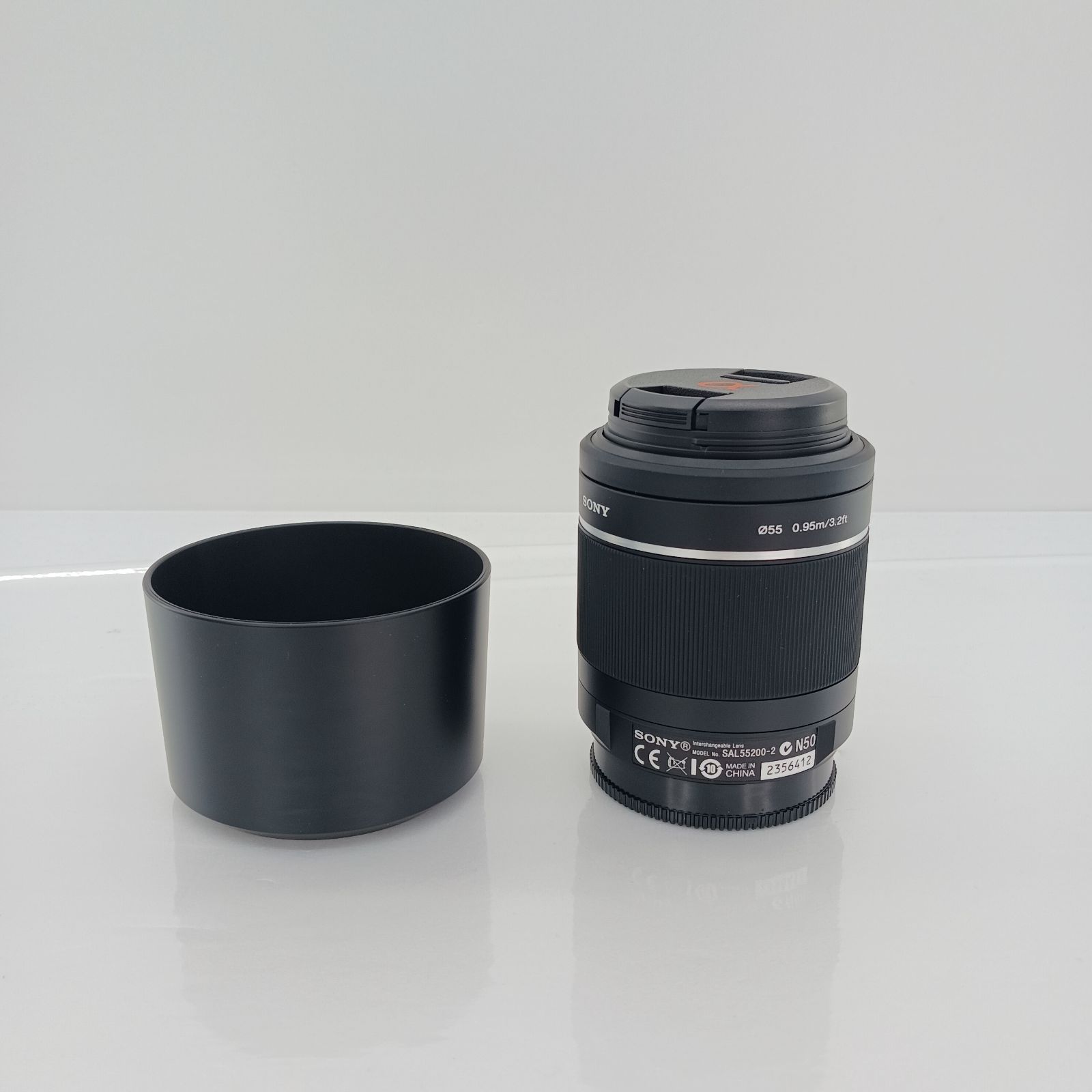 ガラスケース内展示商品 カメラレンズ DT 55-200mm F4-5.6 SAM APS-C用 ブラック SAL55200-2 ソニーA α ズームレンズ