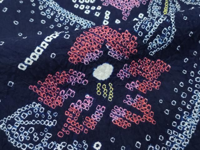 有松鳴海絞り 地紙花文