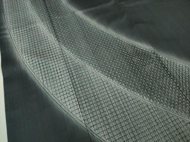 青褐色地 暈し染め