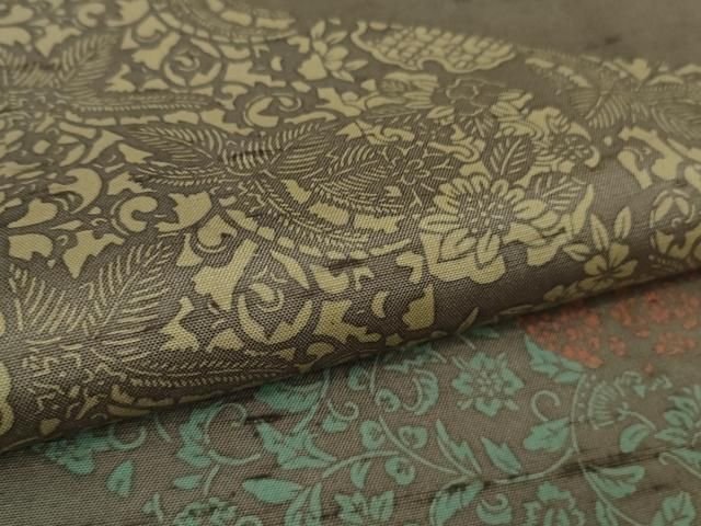 平和屋着物□極上 石川県指定無形文化財 牛首紬 白山工房 手織り 訪問