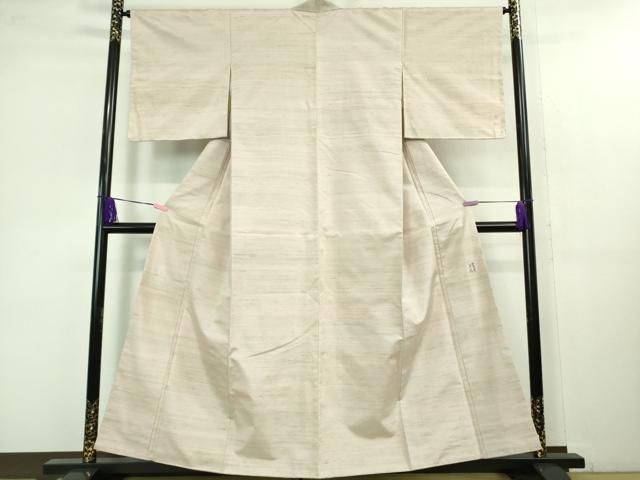 平和屋着物 上 紅花紬 米沢 新田秀次 反端付き kh 5