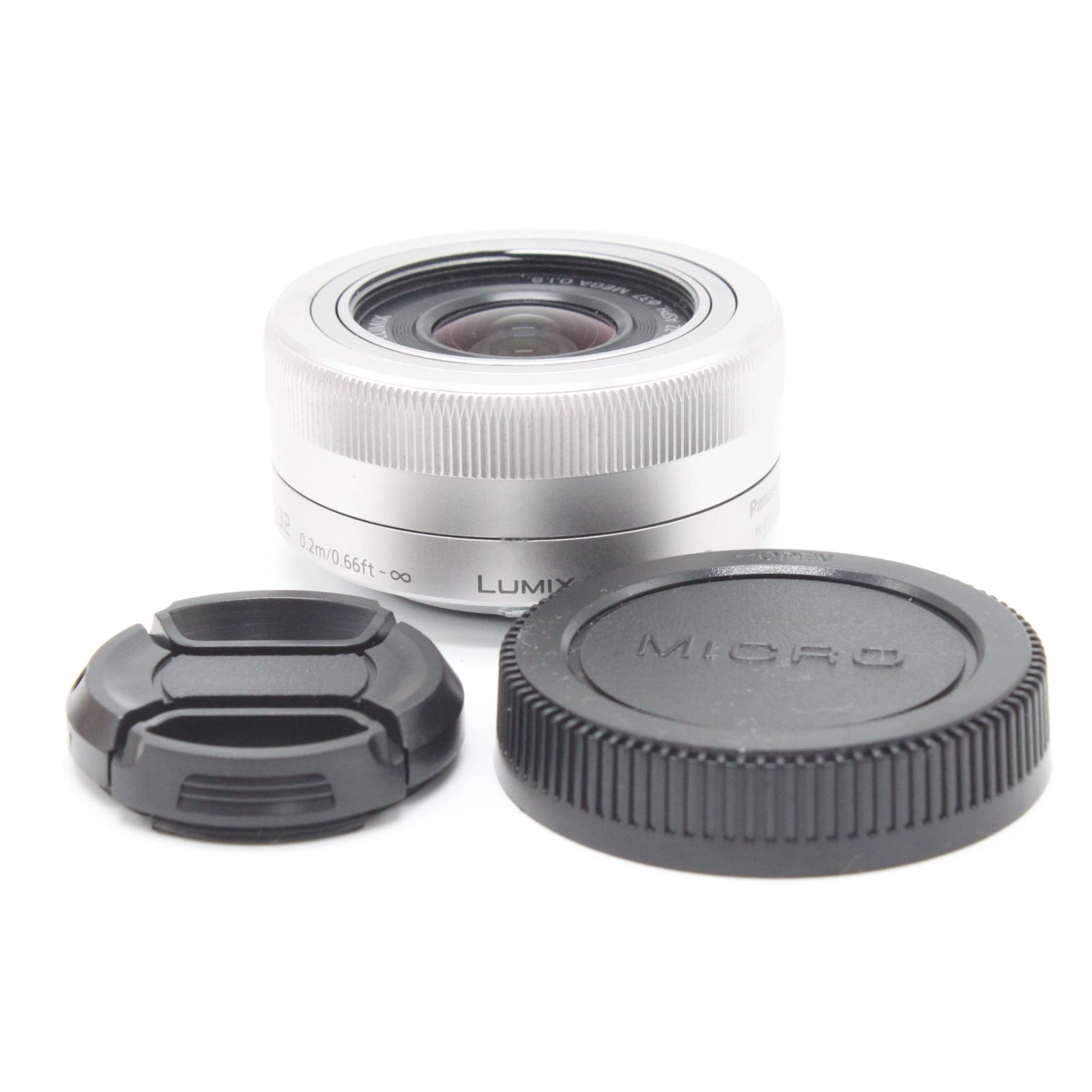 上品 PANASONIC G VARIO 12-32mm F3.5-5.6 ASPH. MEGA O.I.S. シルバー