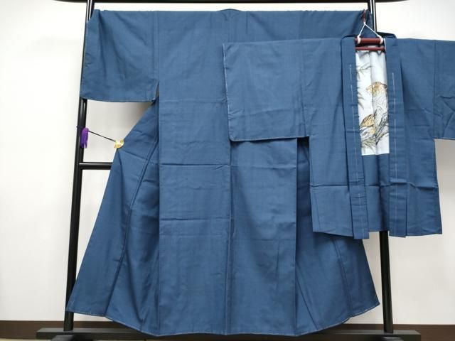 平和屋着物 上 男性 紬 アンサンブル キングサイズ 100亀甲 総詰め CYAA3712s5