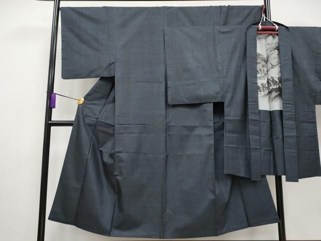 平和屋着物 上 男性 本場大島紬 アンサンブル 100亀甲 総詰め CYAA3714s5