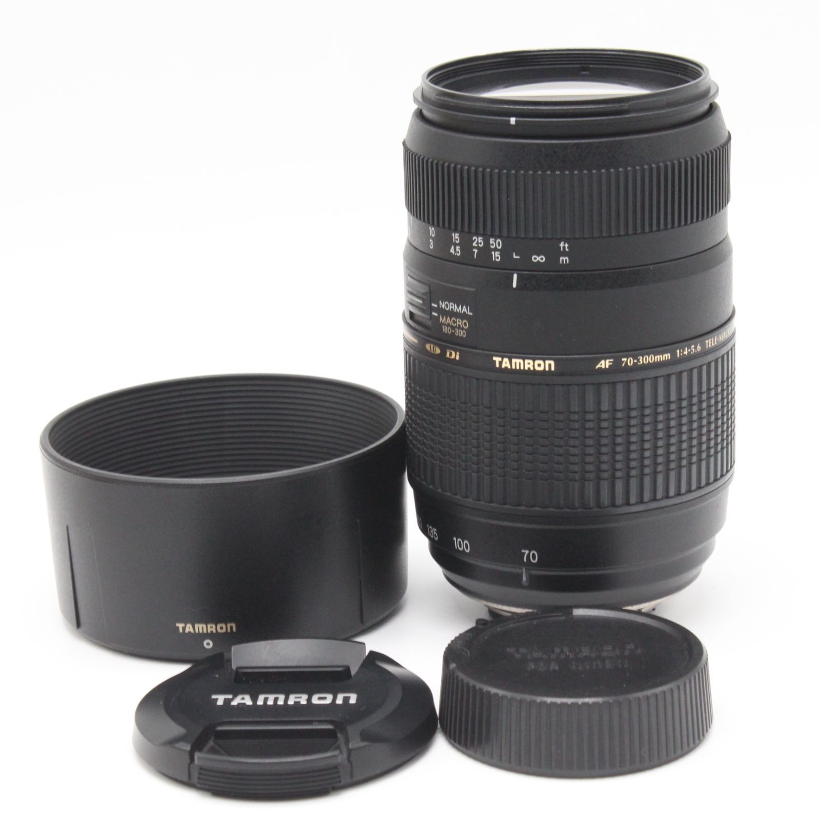 嬉しいフード付き 実用品 TAMRON AF 70 300 mm F 4 5 6 Di LD MACRO 1 2 ニコン用 A 17 N