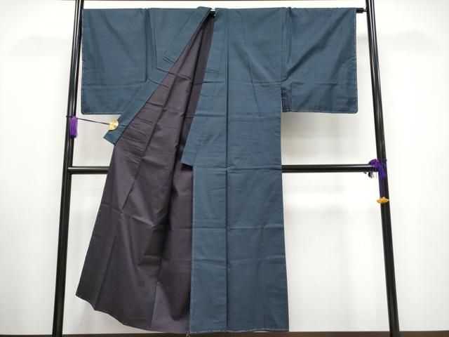 平和屋着物 上 男性 本場大島紬 アンサンブル 亀甲柄 富山矩靖作 証紙付き CYAA3718s5