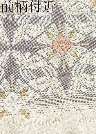 平和屋着物□極上 全通柄袋帯 唐織 花菱鳥文 金糸 逸品 CYAA3722s5