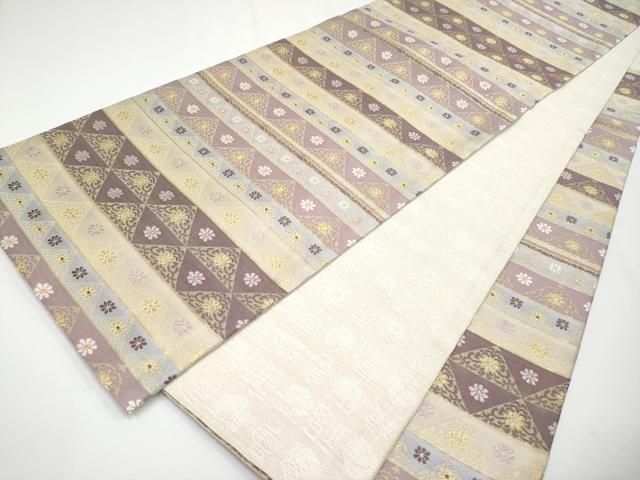 平和屋着物□極上 創業280年 誉田屋源兵衛 六通柄袋帯 唐織 福禄樹帯