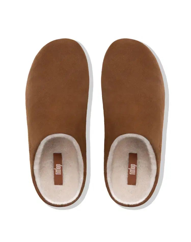 フィットフロップ レディース ファー スリッパ キャメル 225