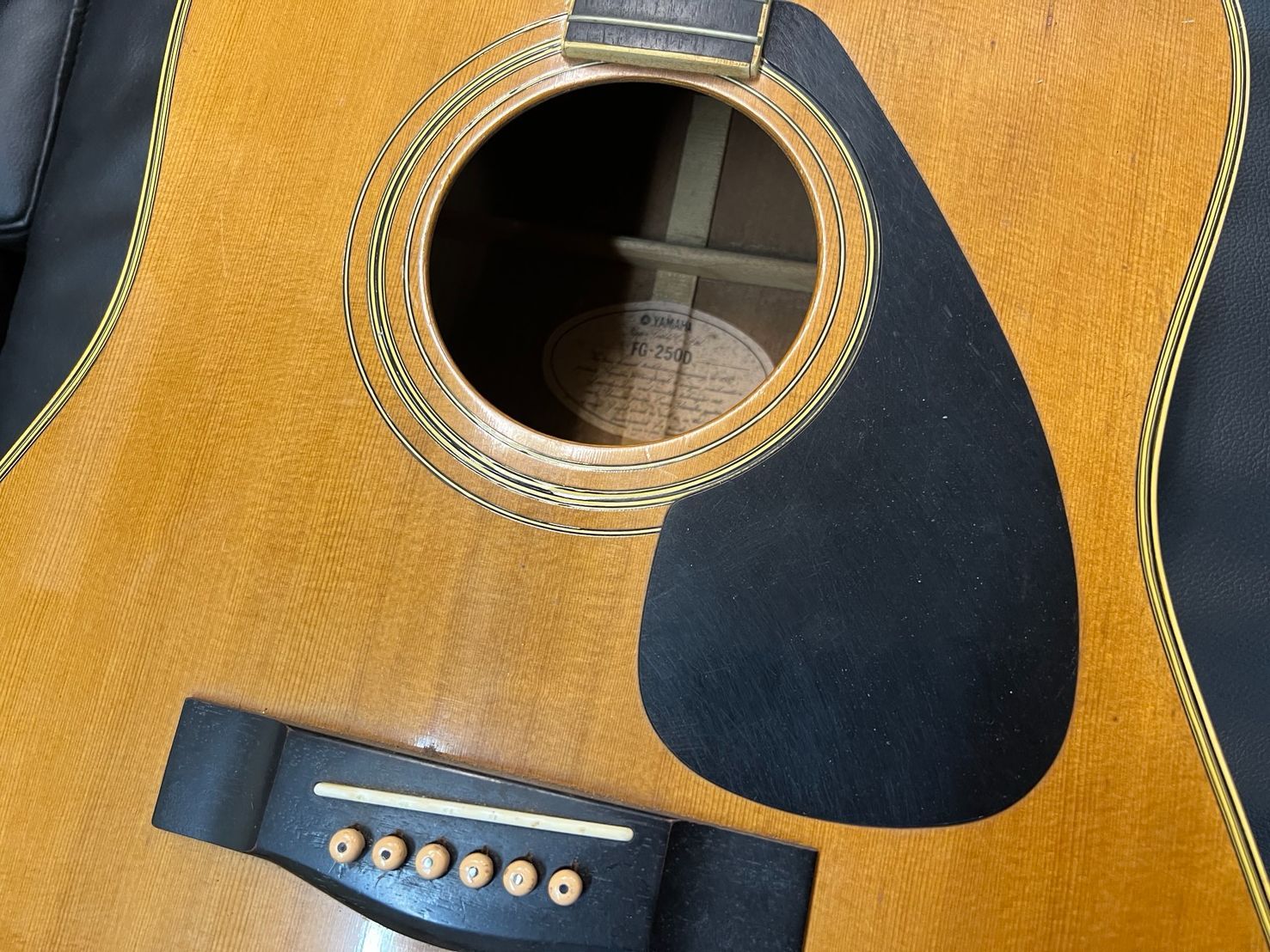 YAMAHA FG-250D アコギ 現状品｜ナット外れ/ヘッド欠け - メルカリ