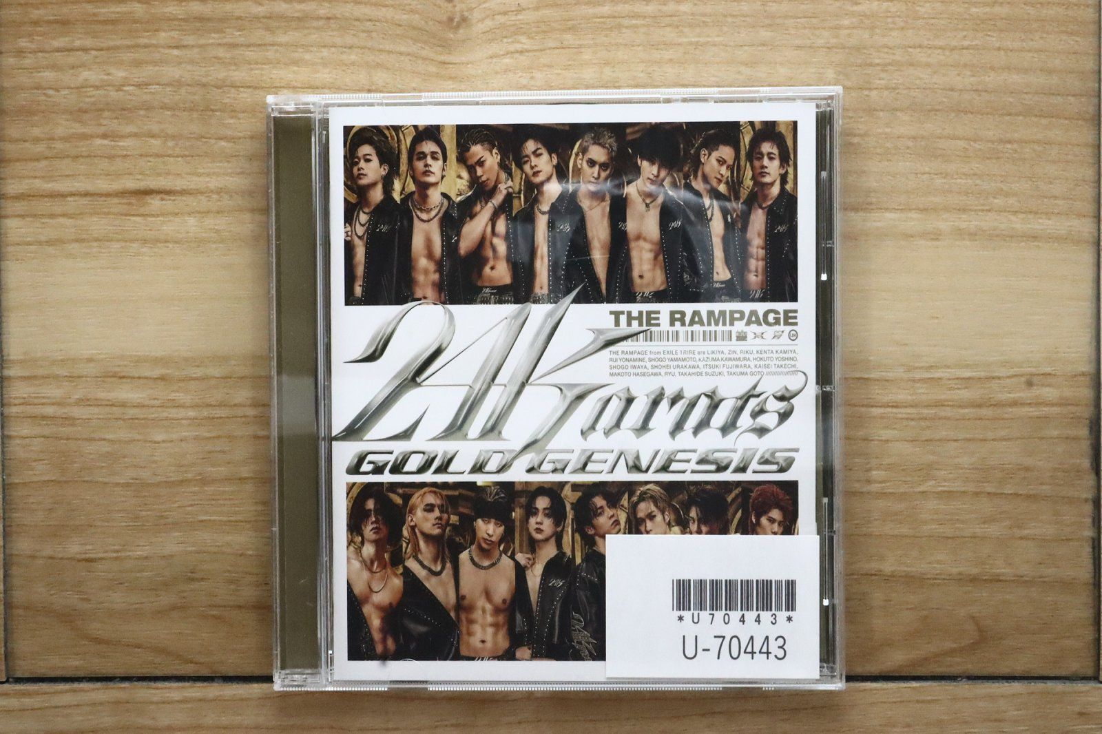 THE RAMPAGE 24karats GOLD GENESIS トレカ付き① THE RAMPAGE